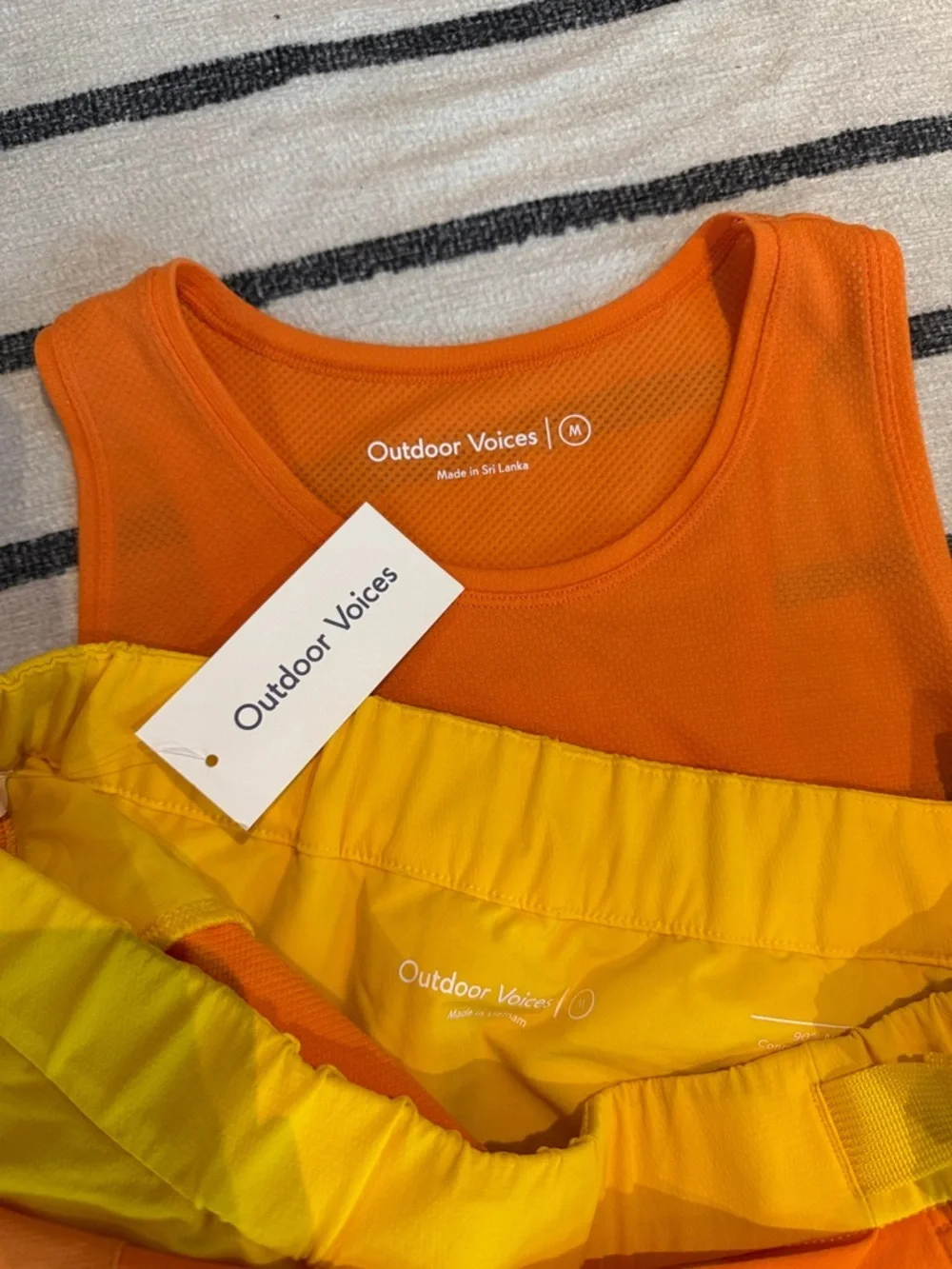 Outdoor Voices Athletic Skort Size M NWT | Adjustable Waist | Tennis & Golf 🧡